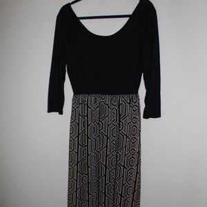 Black maxi Charming Charlie dress